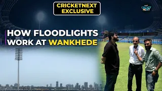 EXCLUSIVE: How Floodlights Work At Wankhede? | Cricketnext Reaches The Top of Wankhede Stadium