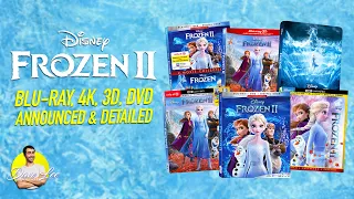 FROZEN 2 - Blu-ray, 4K, 3D, DVD Announced & Detailed