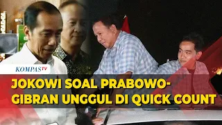 Tanggapan Jokowi soal Prabowo-Gibran Unggul di Quick Count