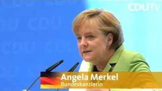 Angela Merkel zur Bundestagswahl: "Das Ziel fest im Blick"