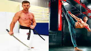 He fights like Van Damme and Yuri Boyka (film fighter Roman Kurtsyn)