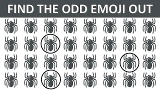 HOW GOOD ARE YOUR EYES  l Find The Odd Emoji Out l Emoji Puzzle Quiz #79