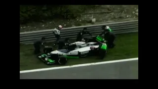 1996 F1 Portuguese GP-Qualifying - Pedro Lamy got off during 1st run