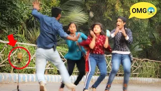 (Part-2) Scary TikTok Prank on Cute Girls 😲😲 Best Tik Tok Prank | PrankBuzz | Prank in Kolkata