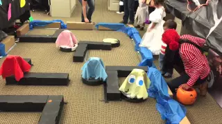 Roomba Pac-Man at iRobot Halloween Party