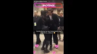 Camila Cabello Kissing Her Boyfriend Matthew Hussey At Billboard Music Awards 5/20/2018