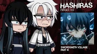 [🇷🇺/🇬🇧] Hashiras React To Swordsmith Village Fight PART 4! | Demon Slayer React