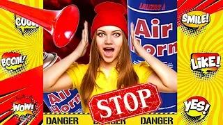 Air horn prank | airhorn funny videos | Best air horn compilation