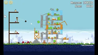 Angry Birds Modded Poached Eggs Full 3-Star Playthrough