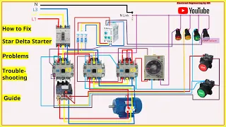 как исправить проблемы пускателя звезда-треугольник / Устранение неполадок пускателя звезда-треуголь