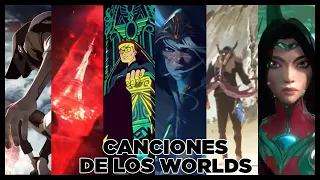 TODAS LAS CANCIONES DE LOS MUNDIALES DE LEAGUE OF LEGENDS - 2014/2019