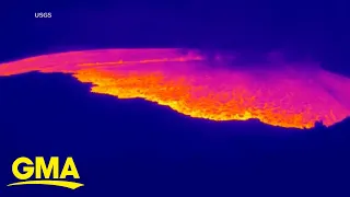 Hawaii residents warned as Mauna Loa volcano erupts for 1st time in decades l GMA