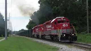 Smokin’ SD40s! RJ Corman 6248 Leads N&E Rock Train NE01 on 7/28/22 (Part 3)