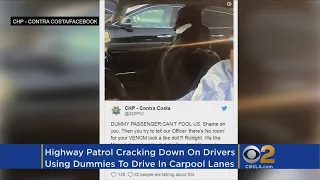 CHP To Solo Drivers: Stay Out Of Carpool Lanes With Dummy Passengers