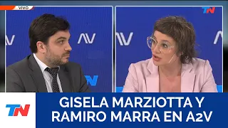 PRIMER PARO CONTRA MILEI I Gisela Marziotta y Ramiro Marra