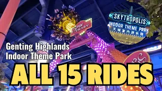 ALL 15 RIDES at SKYTROPOLIS Indoor Theme Park | Genting Highlands Malaysia