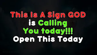 THIS IS A SING GOD IS CALLING  💖 GOD MESSAGE TODAY 🙏 Prophetic  Word TODAY