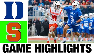 #2 Syracuse vs #3 Duke Lacrosse Highlights - Semifinal | 2024 College Lacrosse