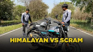 Royal Enfield Scram 411 Or RE Himalayan | Which one to buy and why? | Bike Comparison | Times Drive