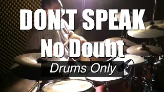 No Doubt - Don't Speak Drum Cover (Instrumental)