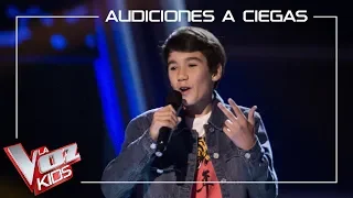 Luis Giménez canta 'Treasure' | Audiciones a ciegas | La Voz Kids Antena 3 2019