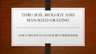 Putting the Pieces Together: Using Cattle to Build Soils for Crops