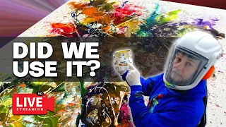 What happened to the QUEEN's GOLD? Abstract painting LIVE!