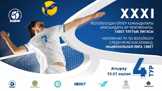 «Тараз» - «Pavlodar» I ВОЛЕЙБОЛ | ЕРЛЕР|4ТУР31ЧРК 1XBET Ұлттық лигасы/Нац.лига1XBET| Атырау