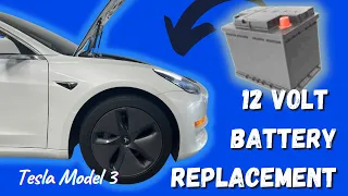 Tesla 12 volt Battery Replacement