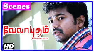 Velayudham Tamil Movie | Scenes | Chit company cheats people | Ilavarasu ends his life | Vijay