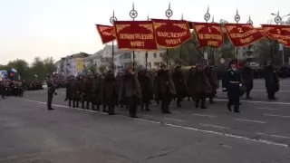 Тренировка парада 05.05.2015 к 9 мая г. Уссурийск