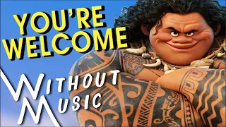 MOANA - You're Welcome Without Music Parody #SHORTS