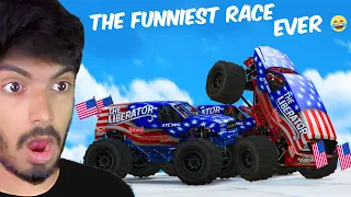 The Funniest Race Ever Must Watch !! 🤣🤣 | Gta 5 Stunt Race - Black FOX