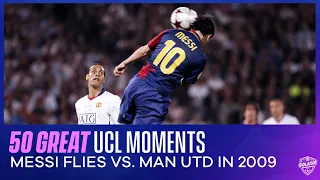 50 Great Champions League Moments: Lionel Messi's Header vs. Manchester United | 2009 UCL Final