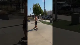 Checking Out the Oakdale Skatepark #shorts #longboarding #skatepark #california #drone