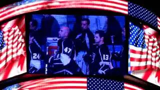 Tailor Made Fable Sings the US National Anthem at the Kings-Panthers Game - 12/1/2011