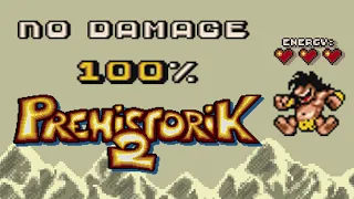 [HD 60fps] Prehistorik 2 (DOS) (Expert) - 100% Walkthrough - No Hit/No Damage Run