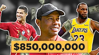 Top 10 Wealthiest Athletes In The World 2022 I Michael Jordan I Ion Tiriac I Tiger Woods I Ronaldo