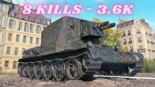 SU-2-122  8 Kills 3.6K Damage Tier V Premium Russian Tank Destroyer   World of Tanks best tank game