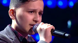 Abu - "My Heart Will Go On" The Voice Kids Belgium 2017 Blind Auditions