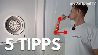 5 Tipps für Dart Wurftechnik, Armhaltung und Zielen beim Darts | myDartpfeilTV