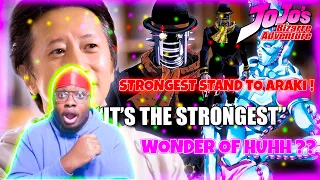 The Strongest Stand in JoJo (According to Araki)! Reaction