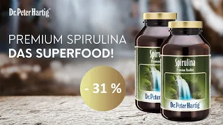 31 % Rabatt auf unser Superfood Premium Spirulina!