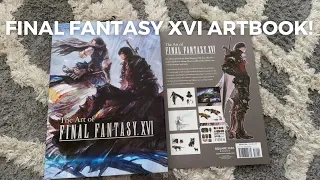 THE FINAL FANTASY XVI ARTBOOK LOOKS SO GOOD! The Art of Final Fantasy XVI