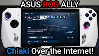 ROG Ally PS5 Remote Play 🎮 Play Chiaki out of Network! 🛜