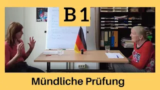 German Speaking Test Level B1 with feedback 2022, Mündliche Prüfung telc B1, Einstufungstest