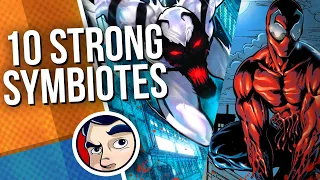 Top 10 Strongest Symbiotes (Venom/Carnage)| Comicstorian