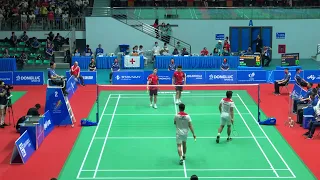 Indonesia vs Singapore | MD Semi Final badminton Seagames 31