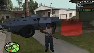 GTA san andreas - How to get SWAT Tank ( with immunities )