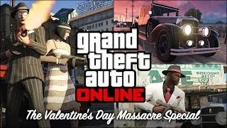 GTA Online Rooservelt Tommy Gun And New Masks Valentines Day Massacre Dlc Pack